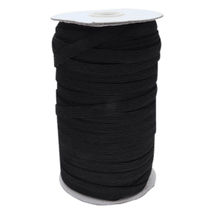 elastico trenzado negro