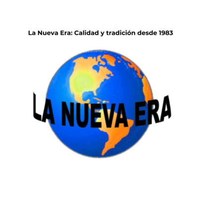 Logo de La Nueva Era, una marca innovadora de La Gamuza, especializada en materiales y herramientas para costura, seguridad industrial y más.