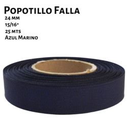 Popotillo Falla azul Marino 24 mm