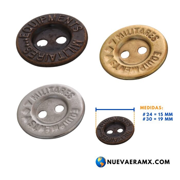 Botón Equipo Militar