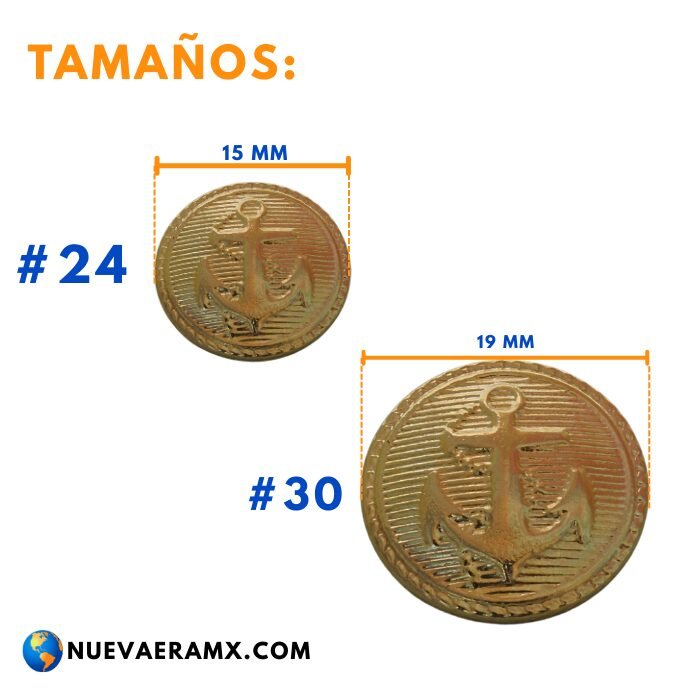 Botón para uniforme escolar