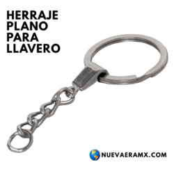 Herraje plano para Llavero