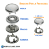 Broche Perla Princesa