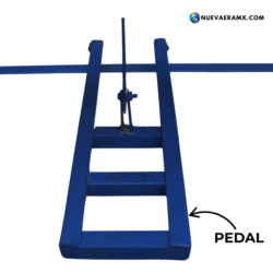 Pedal de selladora de bolsa de 90 cm para operación con el pie.